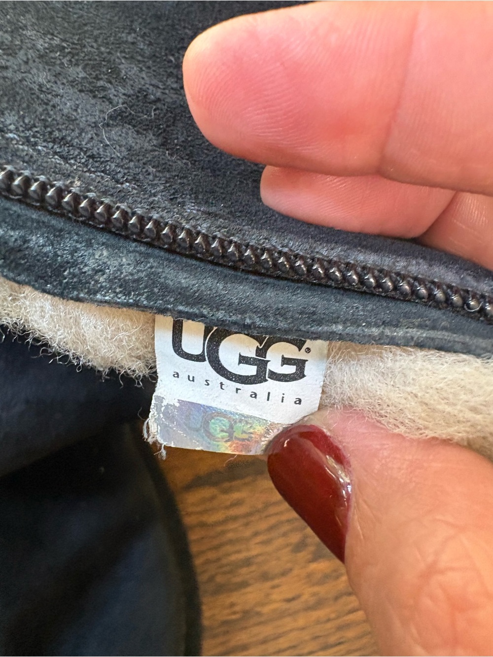 UGG Avondale 3330 black studded suede boots - Picture 8 of 10